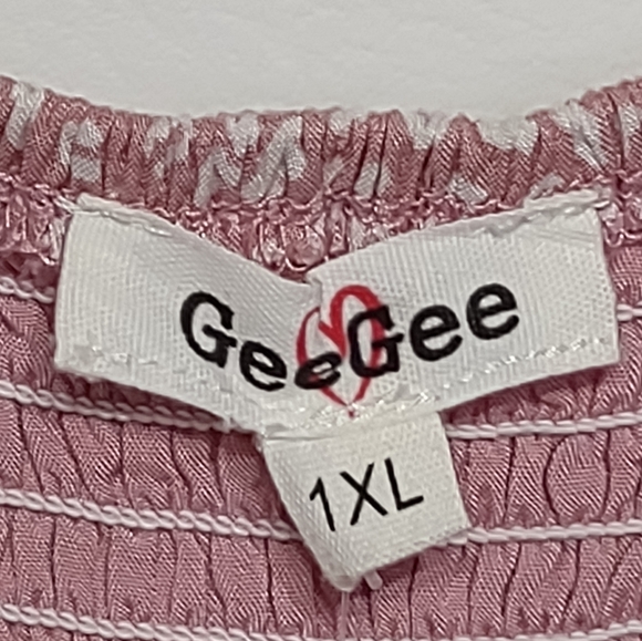 GeeGee Pink Leopard Print Ruffle Romper Size 1XL NWT - Picture 5 of 8